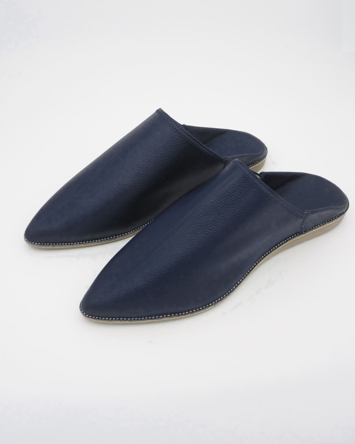 Babouches bleues premium