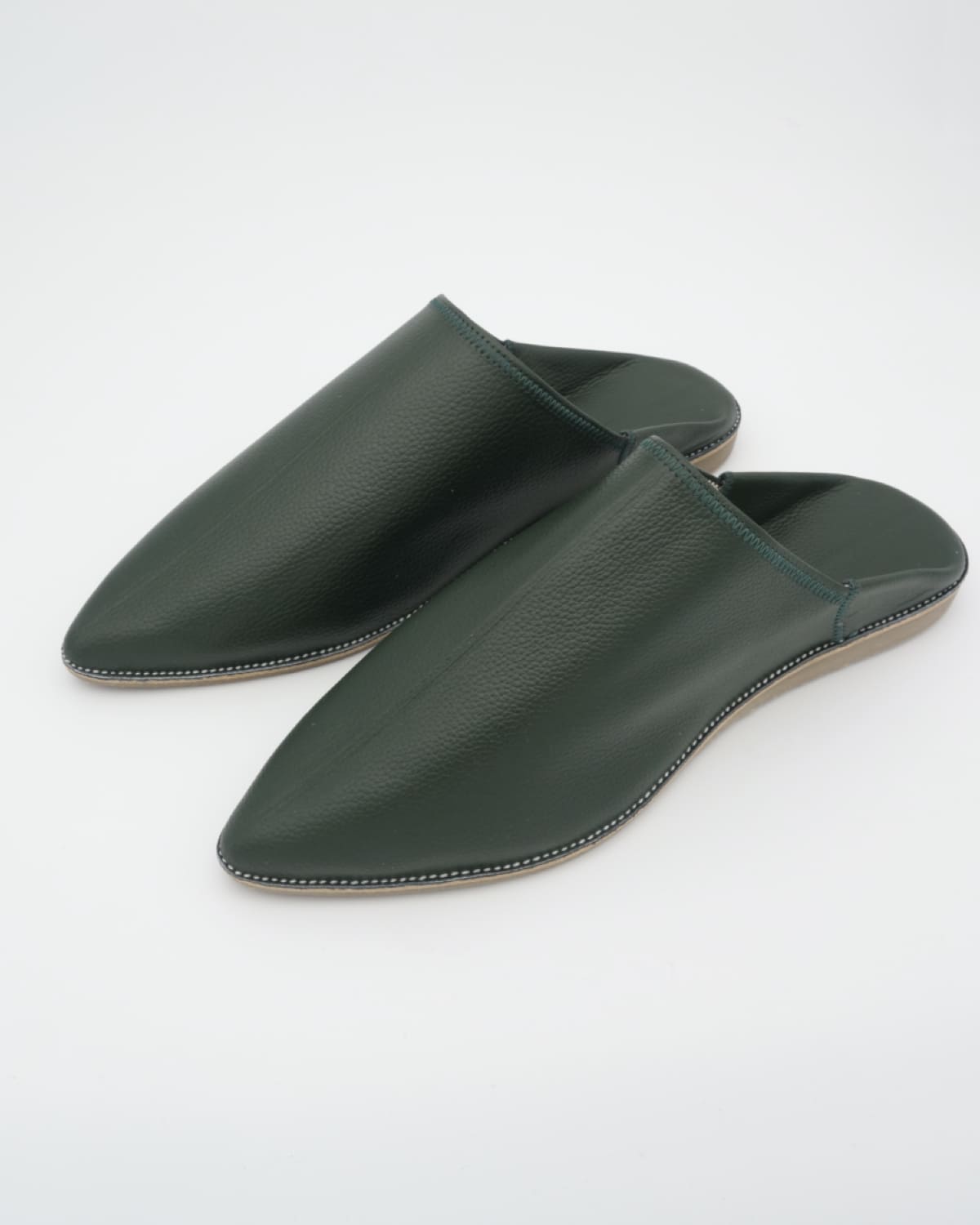 Babouches vertes premium