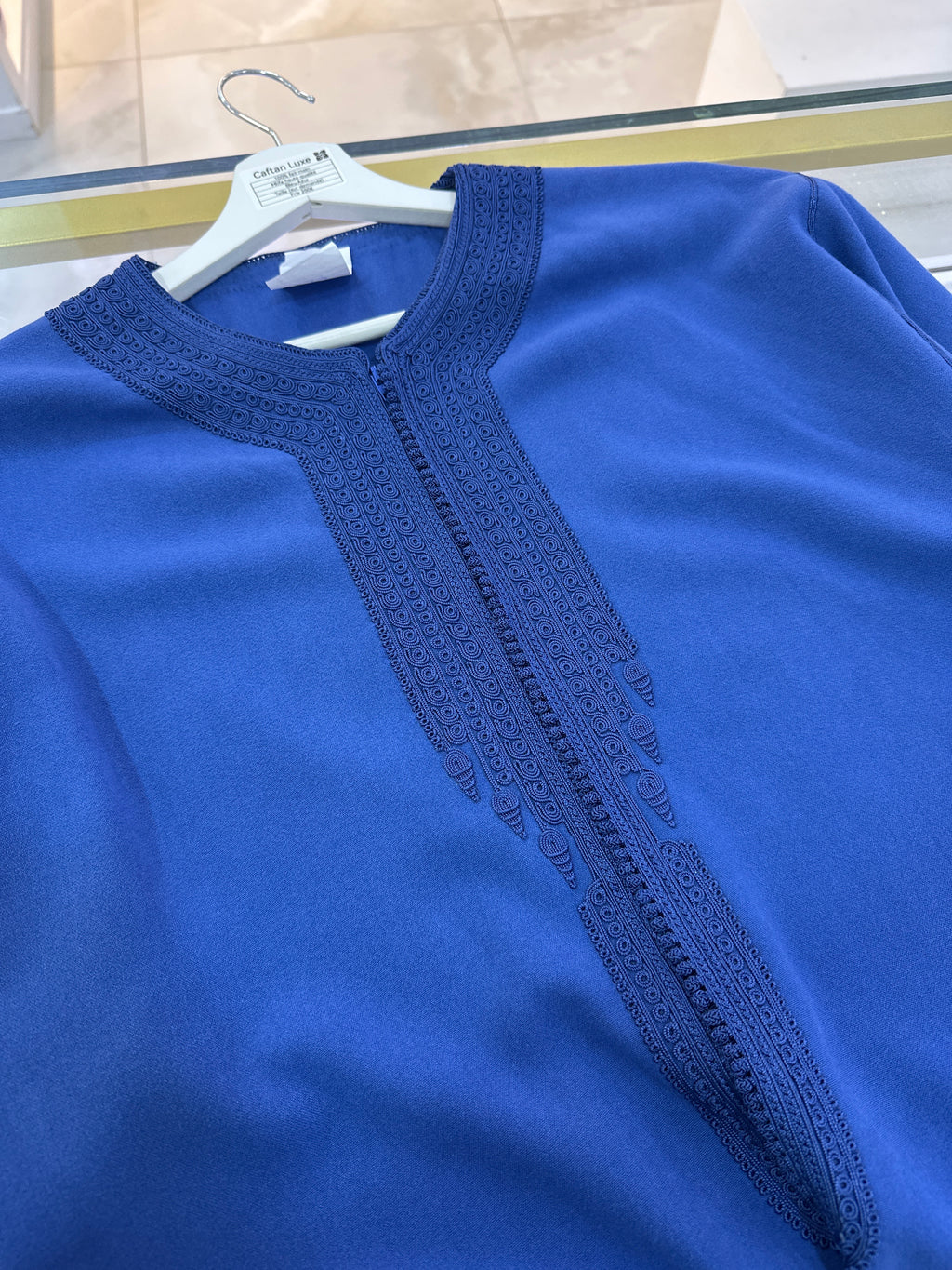 Caftan bleu azur Mlifa