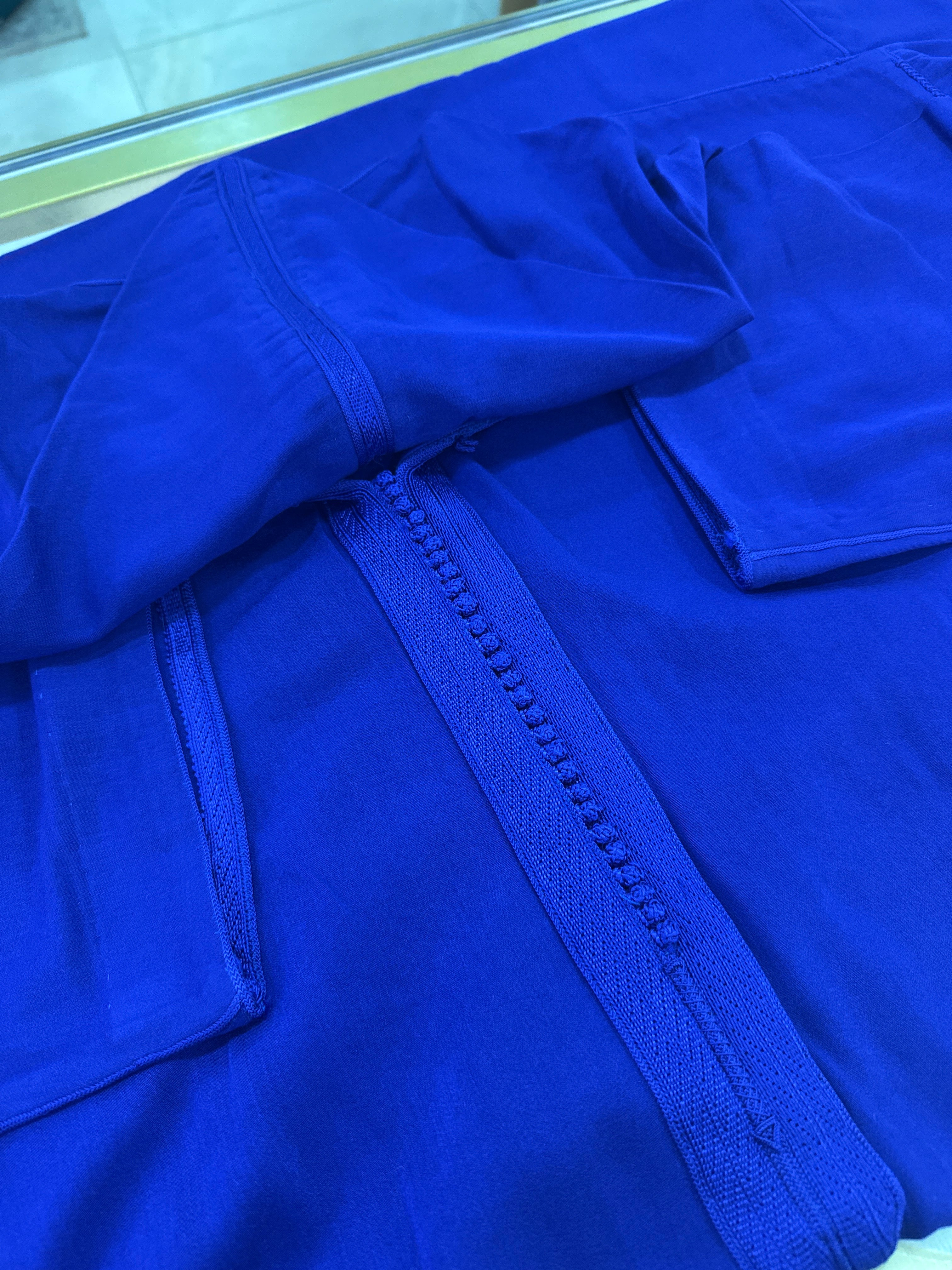 Jellaba bleu roi mlifa