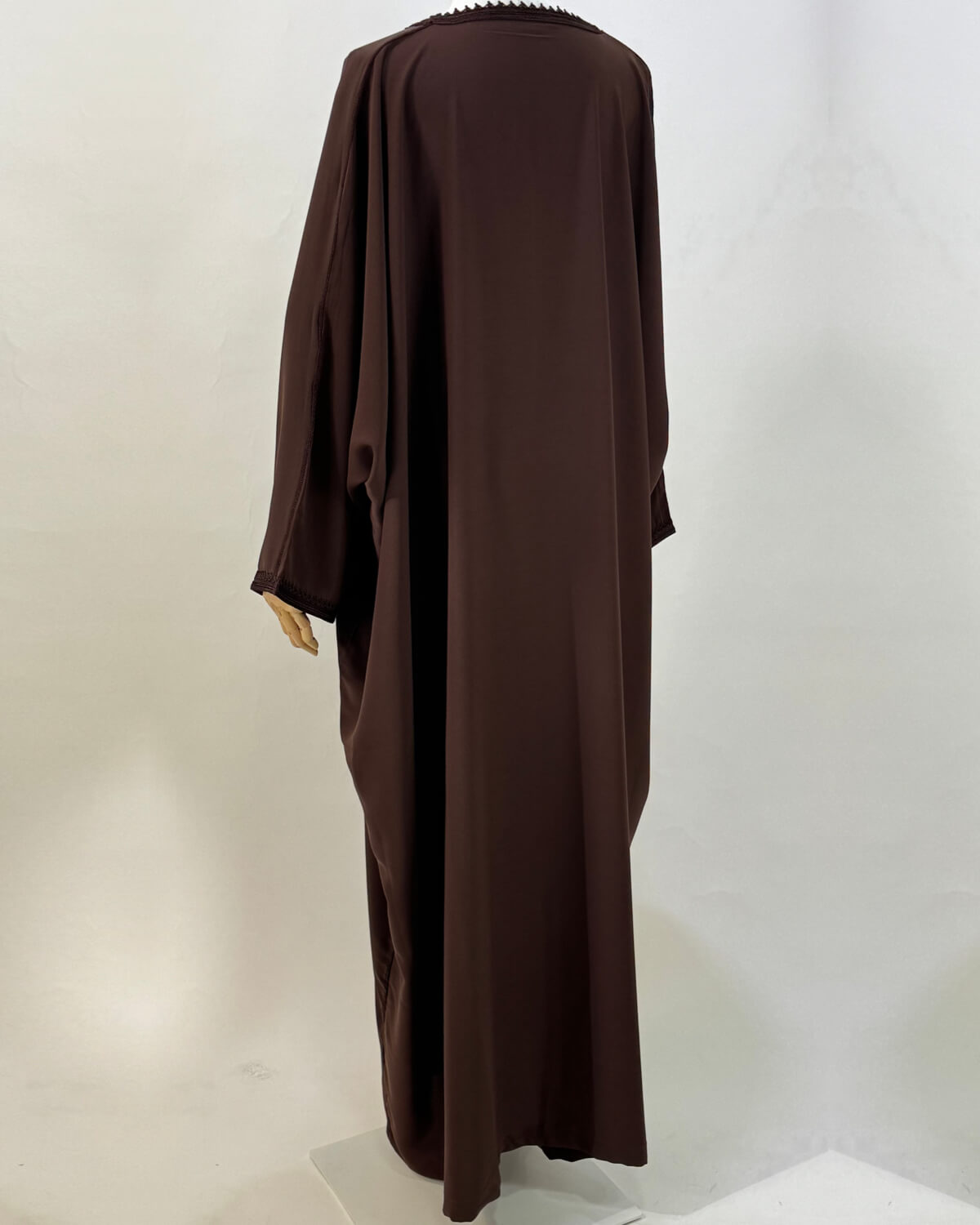 Abaya Coupe papillon Marron