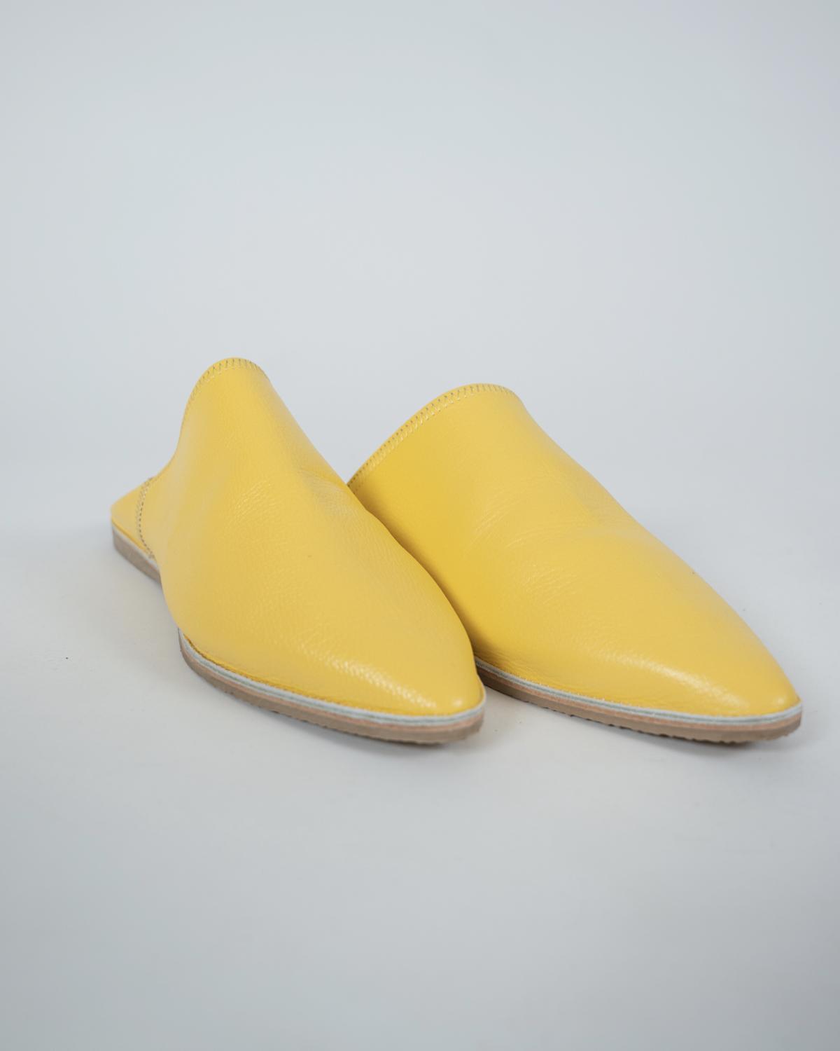 Babouches jaunes premium