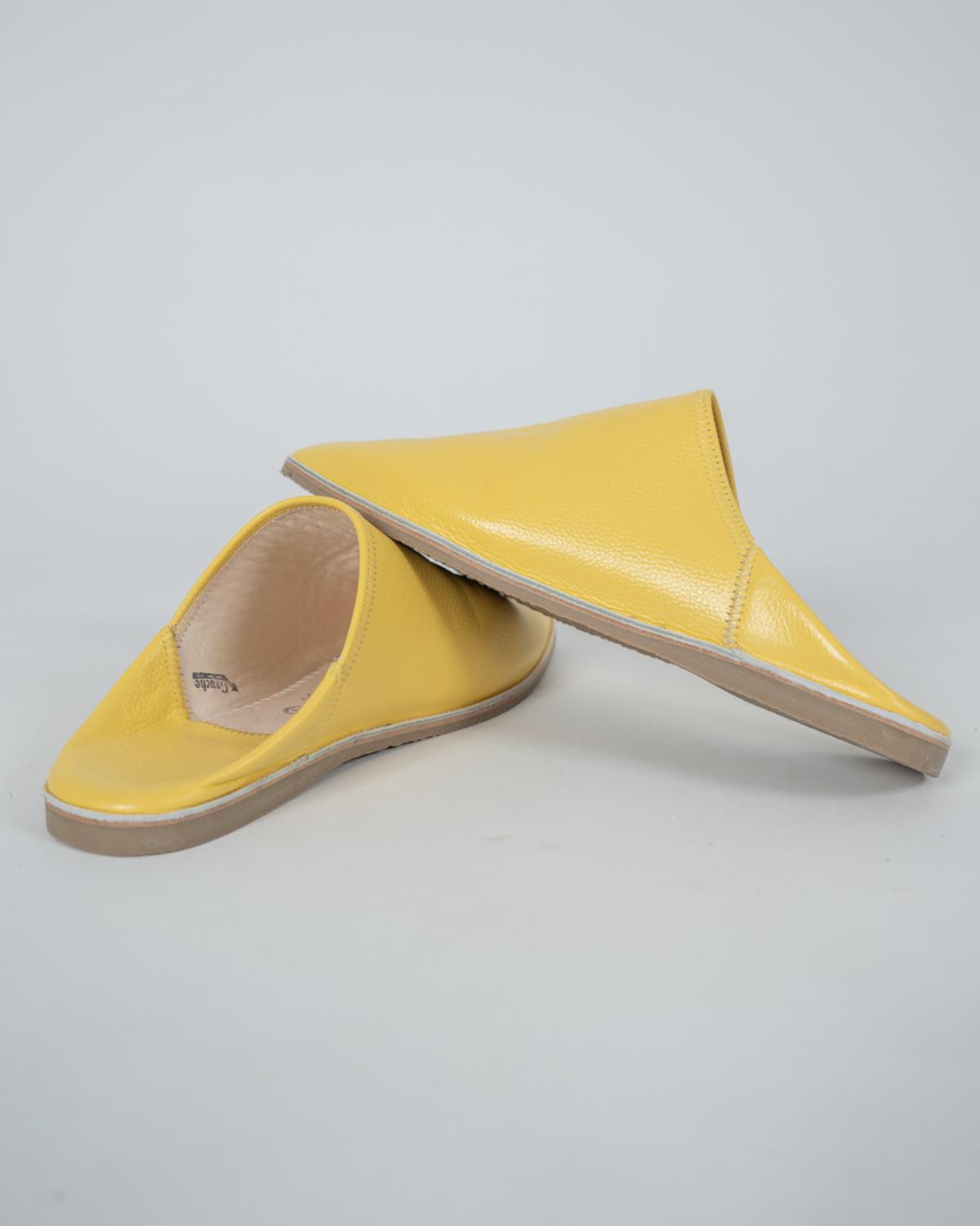 Babouches jaunes premium