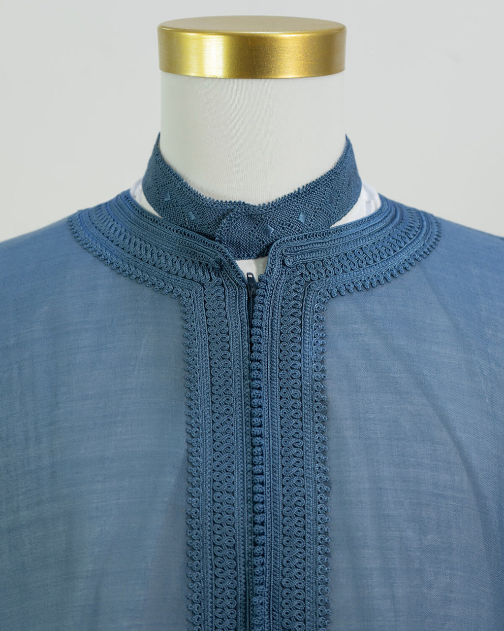 Caftan trois pieces Fait-main Bleu