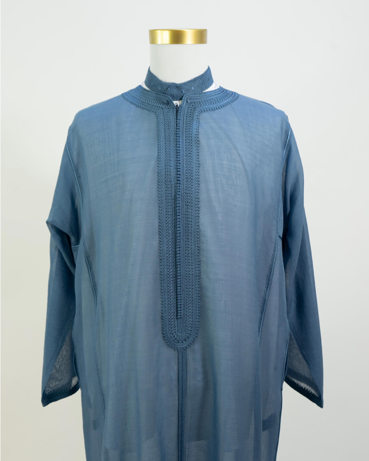 Caftan trois pieces Fait-main Bleu