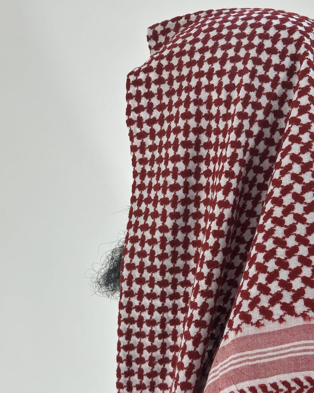 Shemagh saoudien - Rouge et blanc