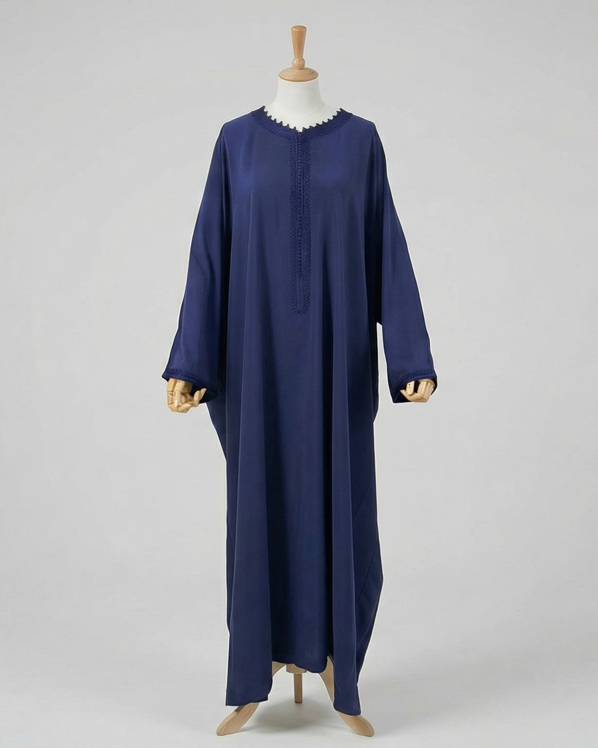 Abaya Coupe papillon Bleue