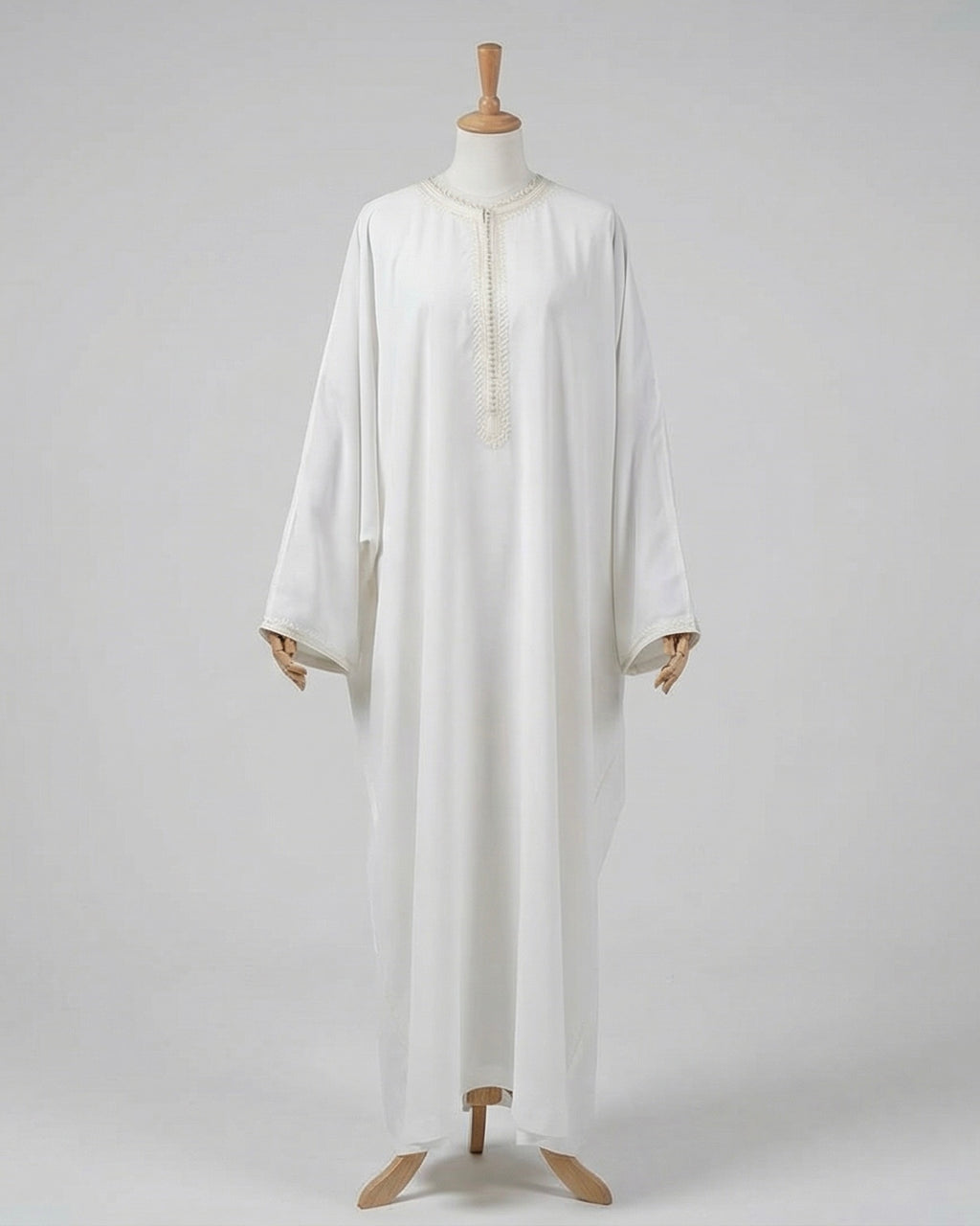 Abaya Coupe papillon Blanche