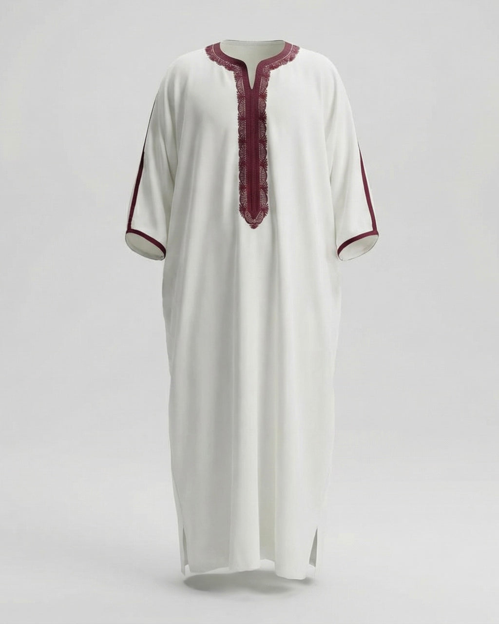 Gandoura Qayim Blanc & Rouge