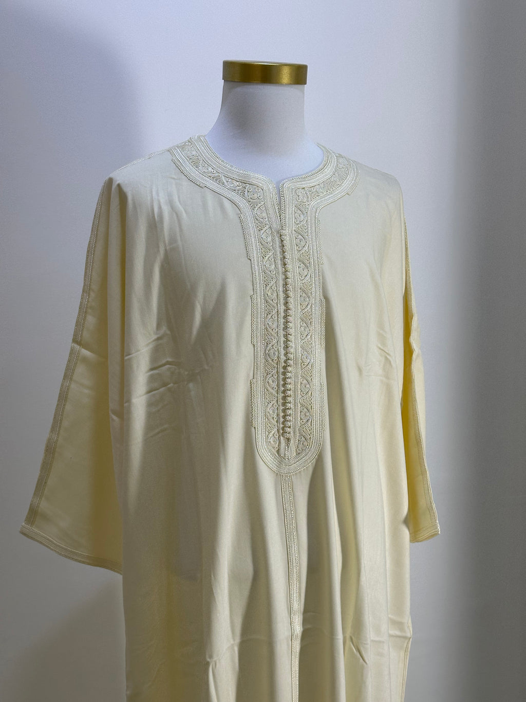 Gandoura blanc ivoire