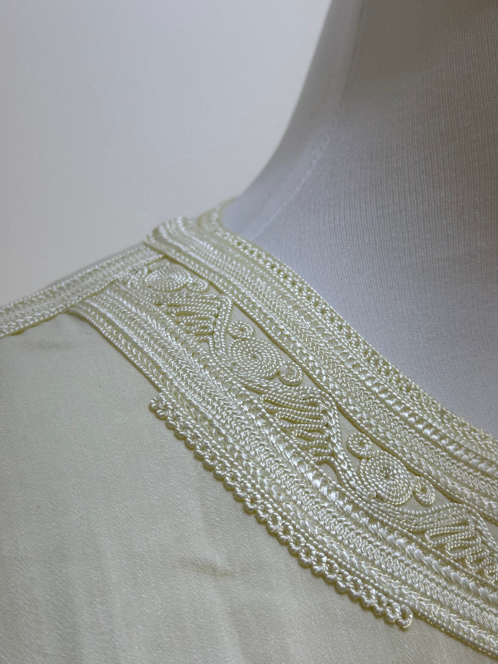 Gandoura blanc ivoire