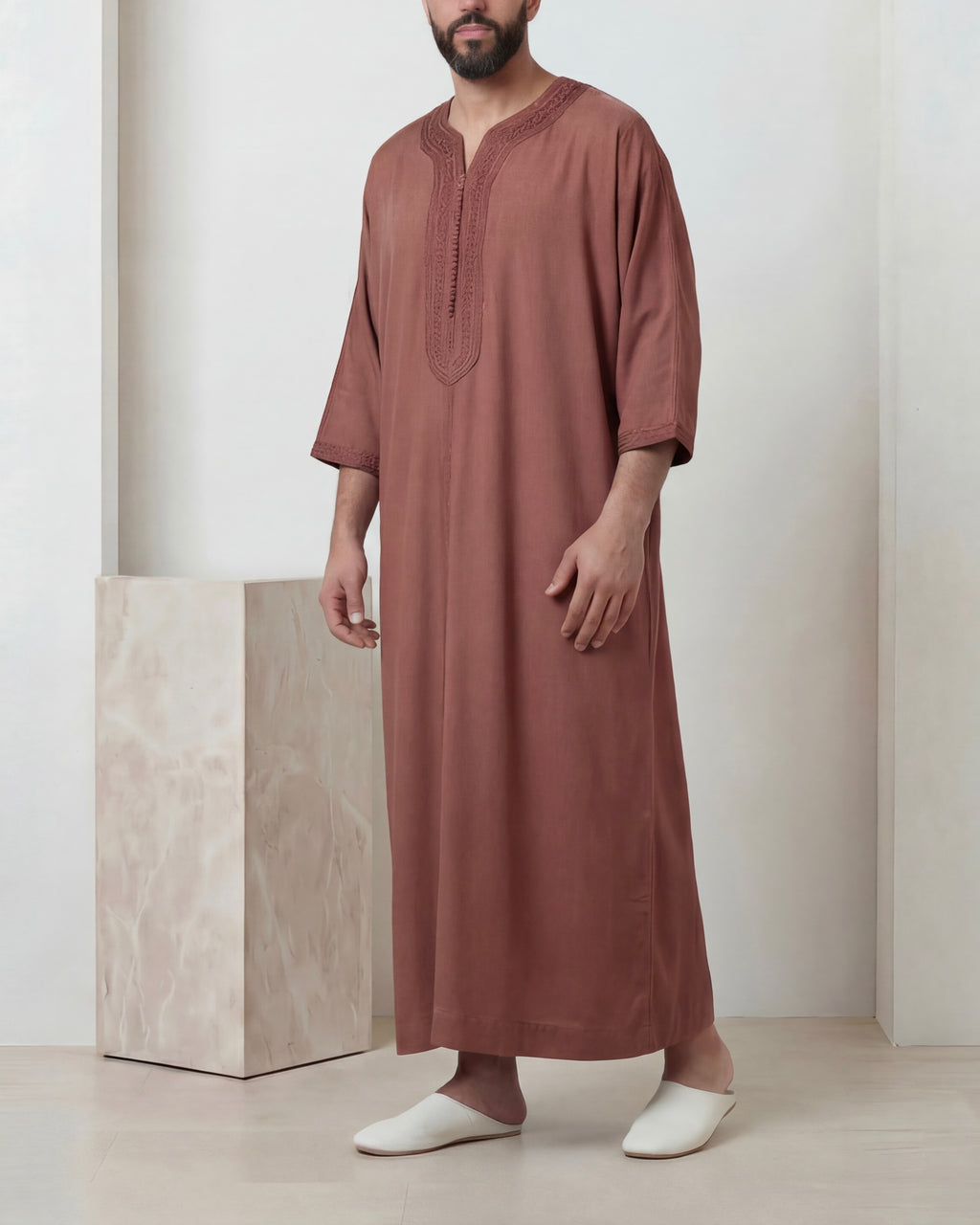 Gandoura Rose corail