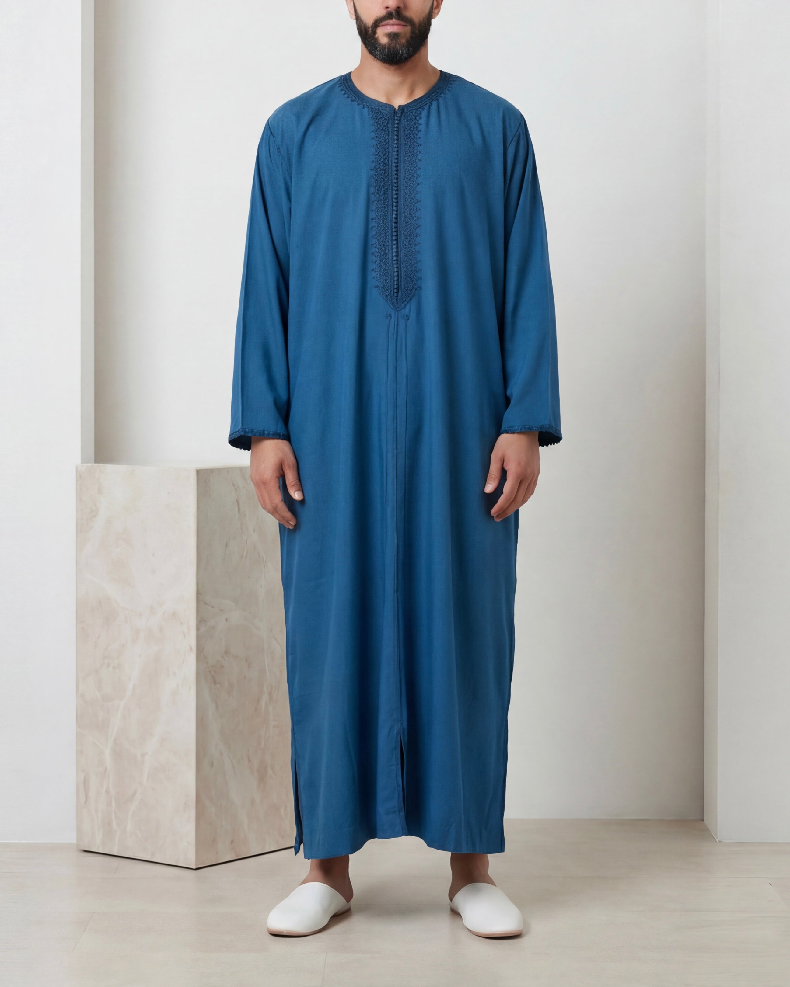 Premium blauer Kaftan