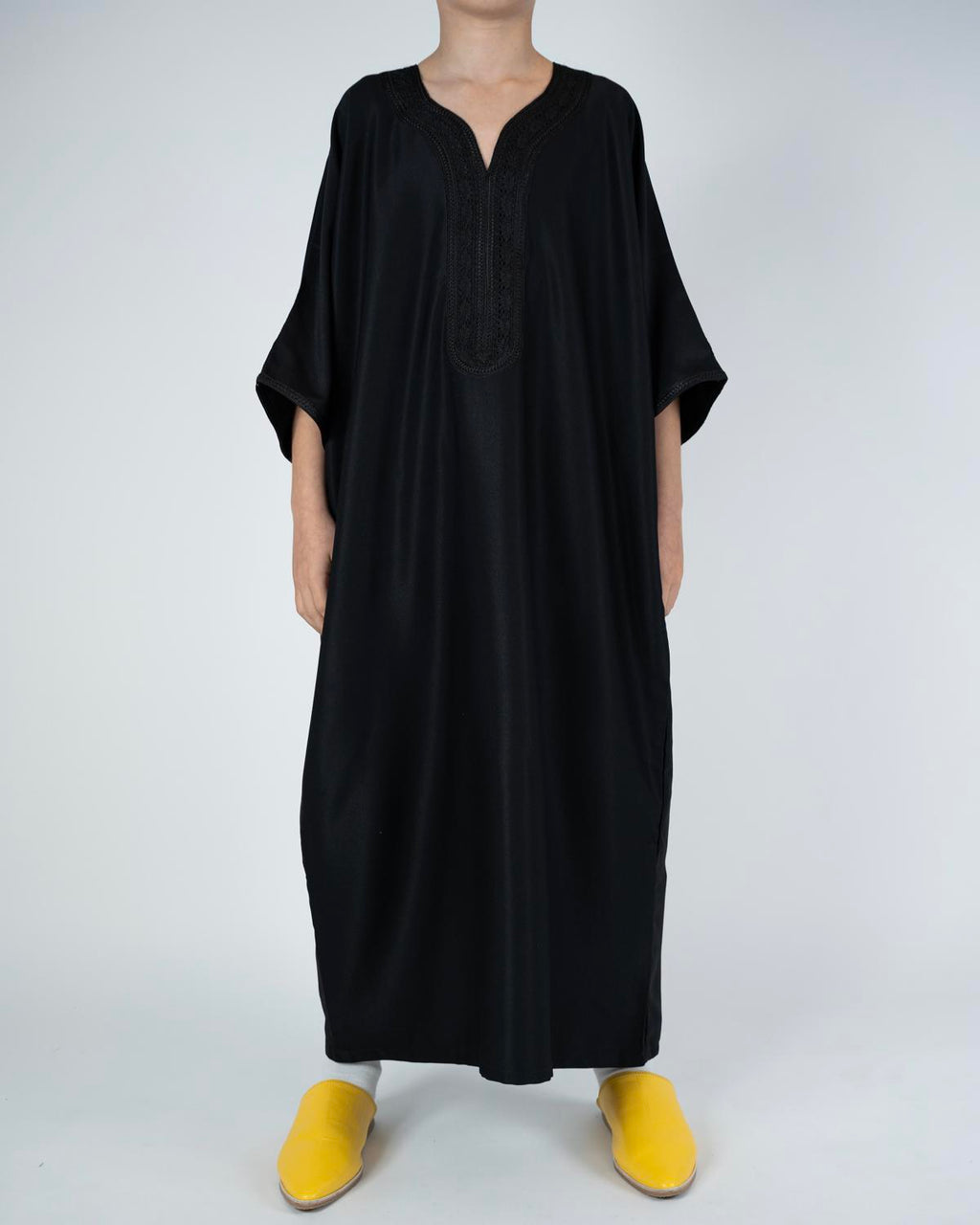 Gandoura Qayim Noir Enfant