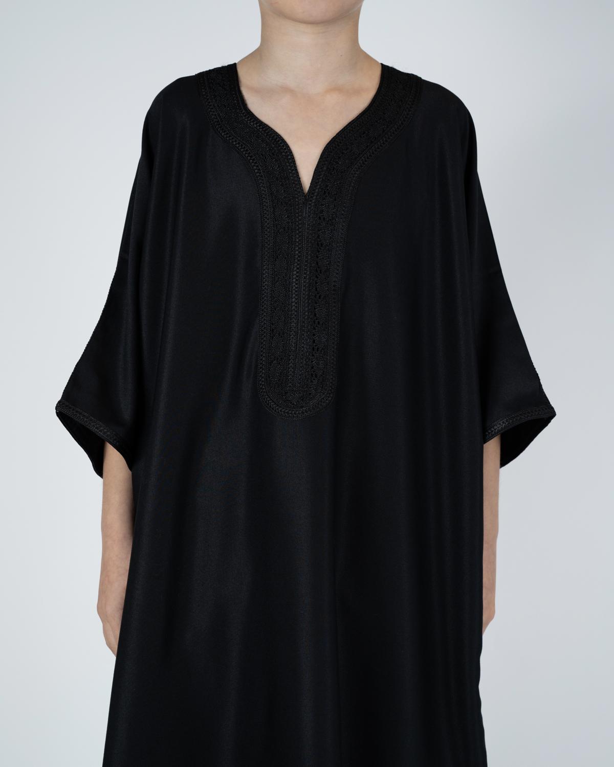 Gandoura Qayim Noir Enfant
