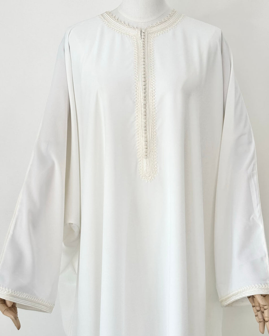 Abaya Coupe papillon Blanche