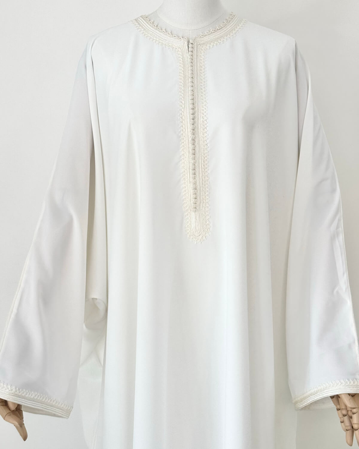 Abaya Coupe papillon Blanche