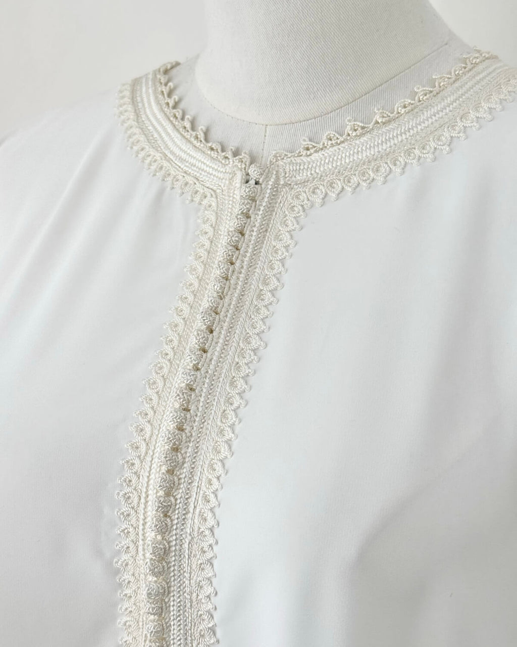 Abaya Coupe papillon Blanche