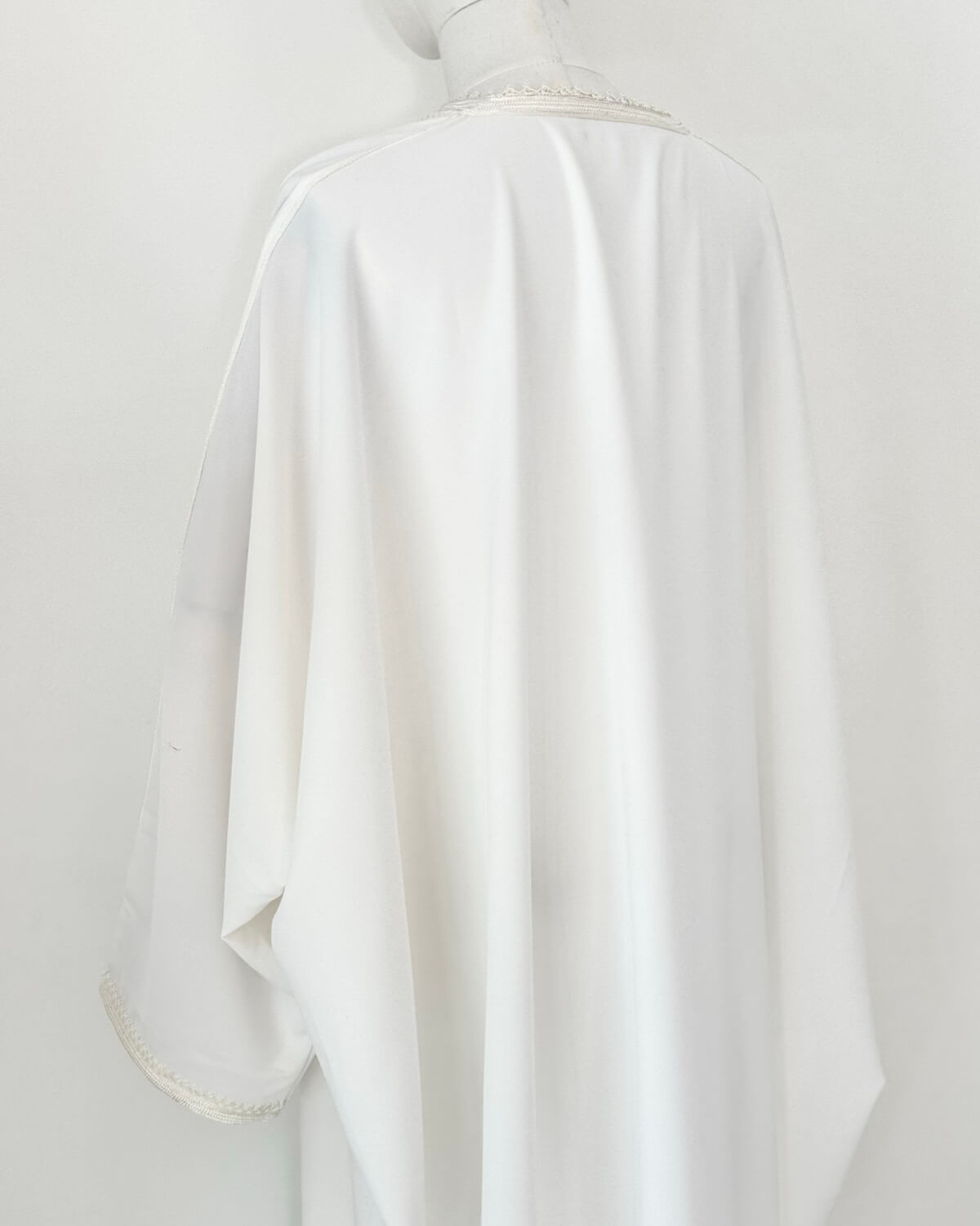 Abaya Coupe papillon Blanche