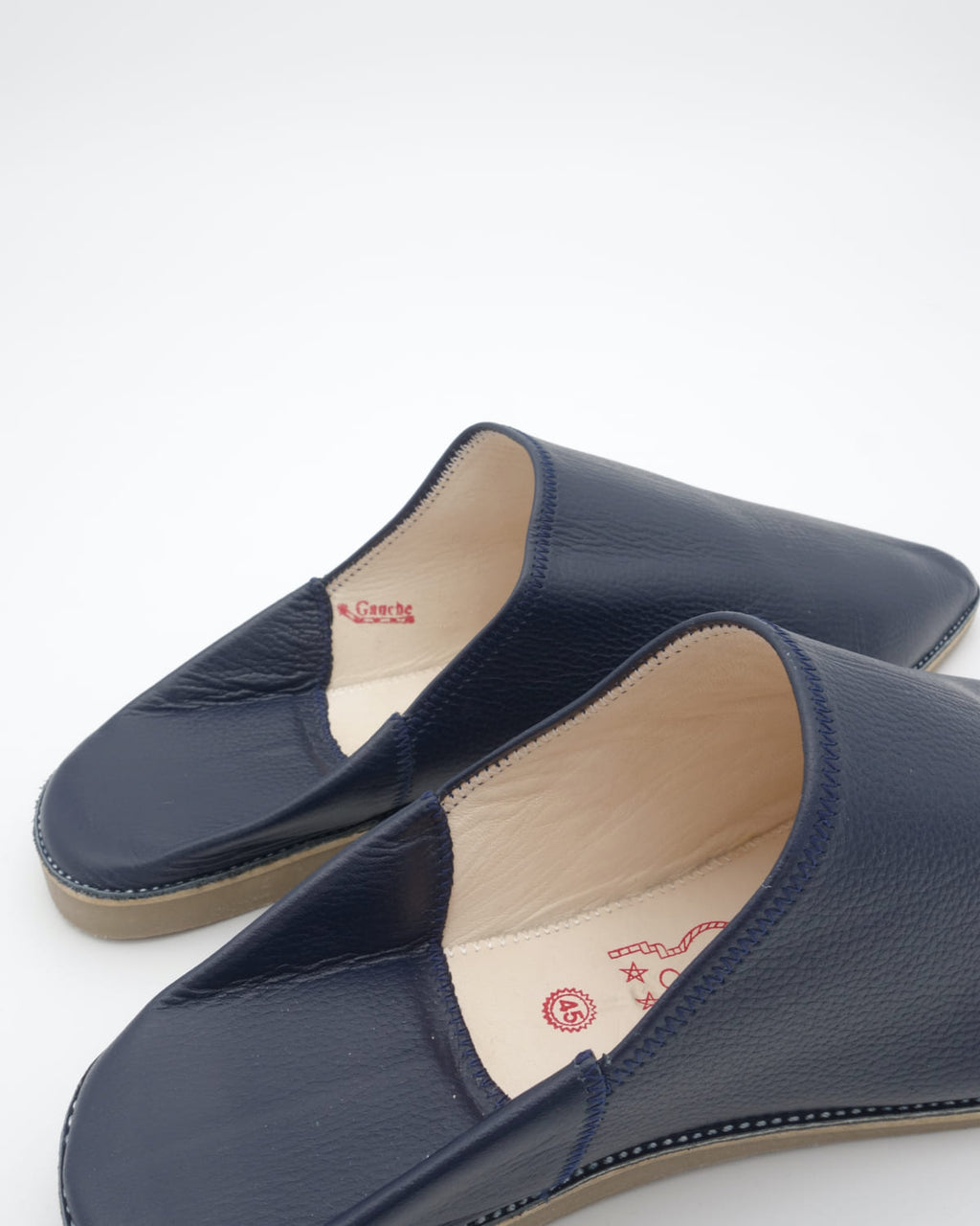 Babouches bleues premium