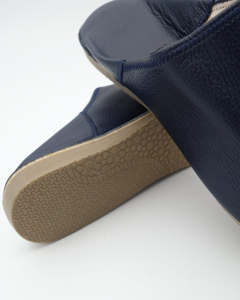 Babouches bleues premium