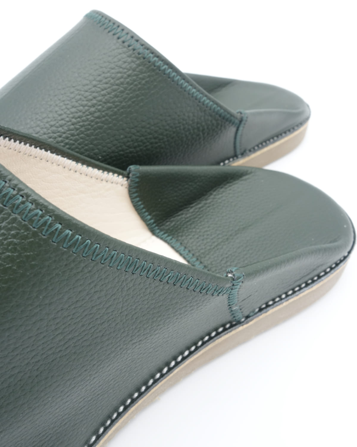 Babouches vertes premium