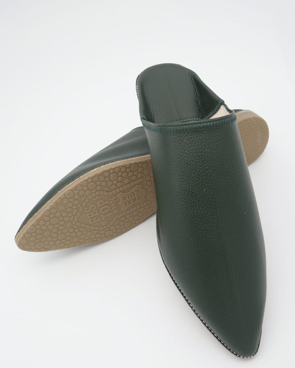 Babouches vertes premium