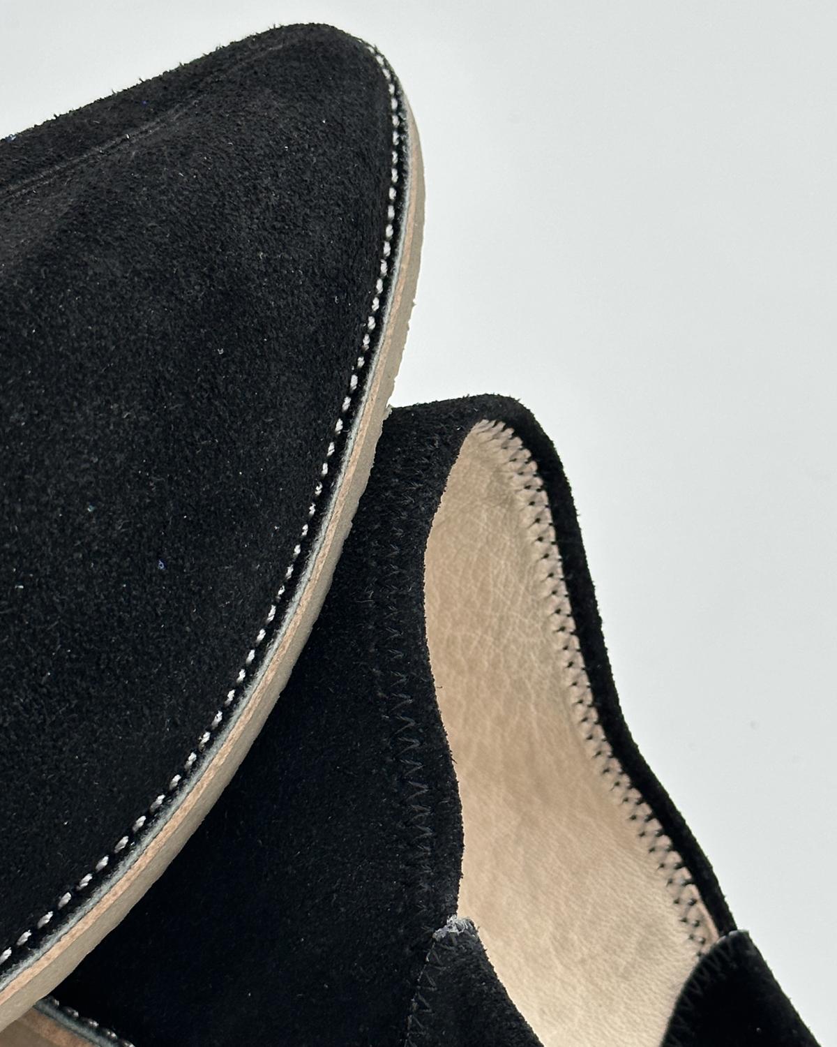 Babouches Suede Noires