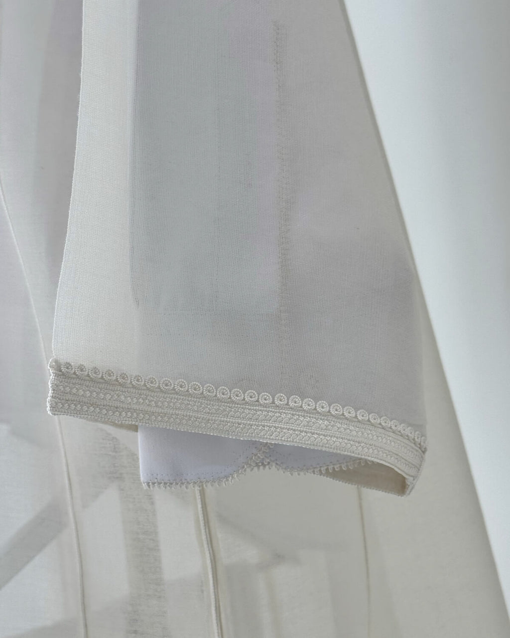 Caftan trois pieces Luxe Blanc