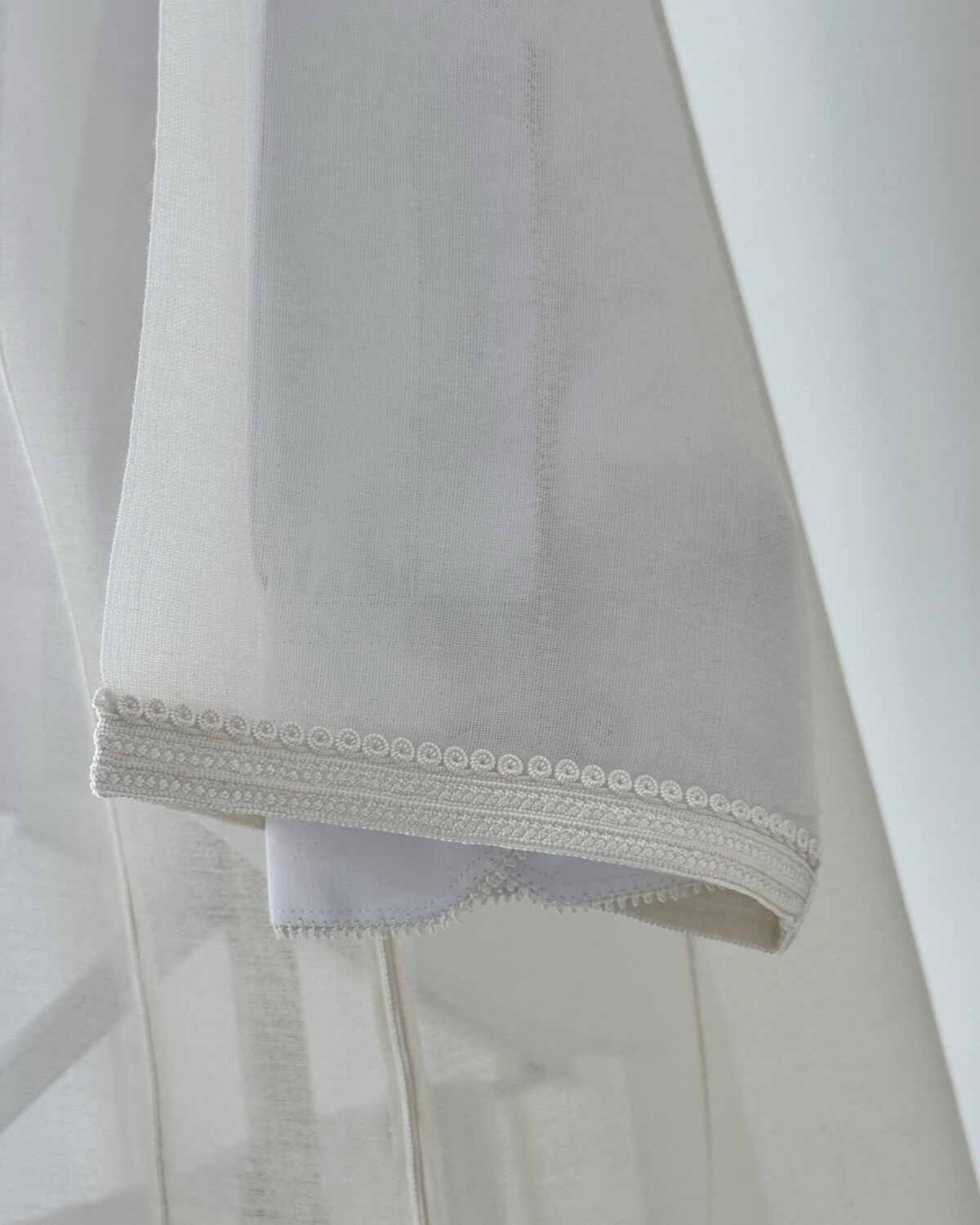 Caftan trois pieces Luxe Blanc