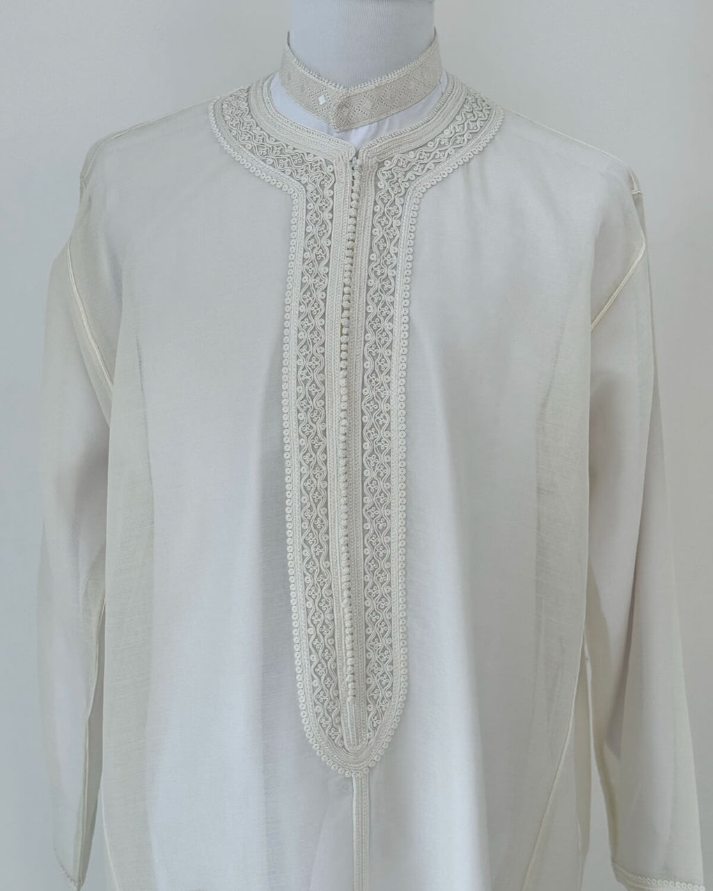 Caftan trois pieces Luxe Blanc