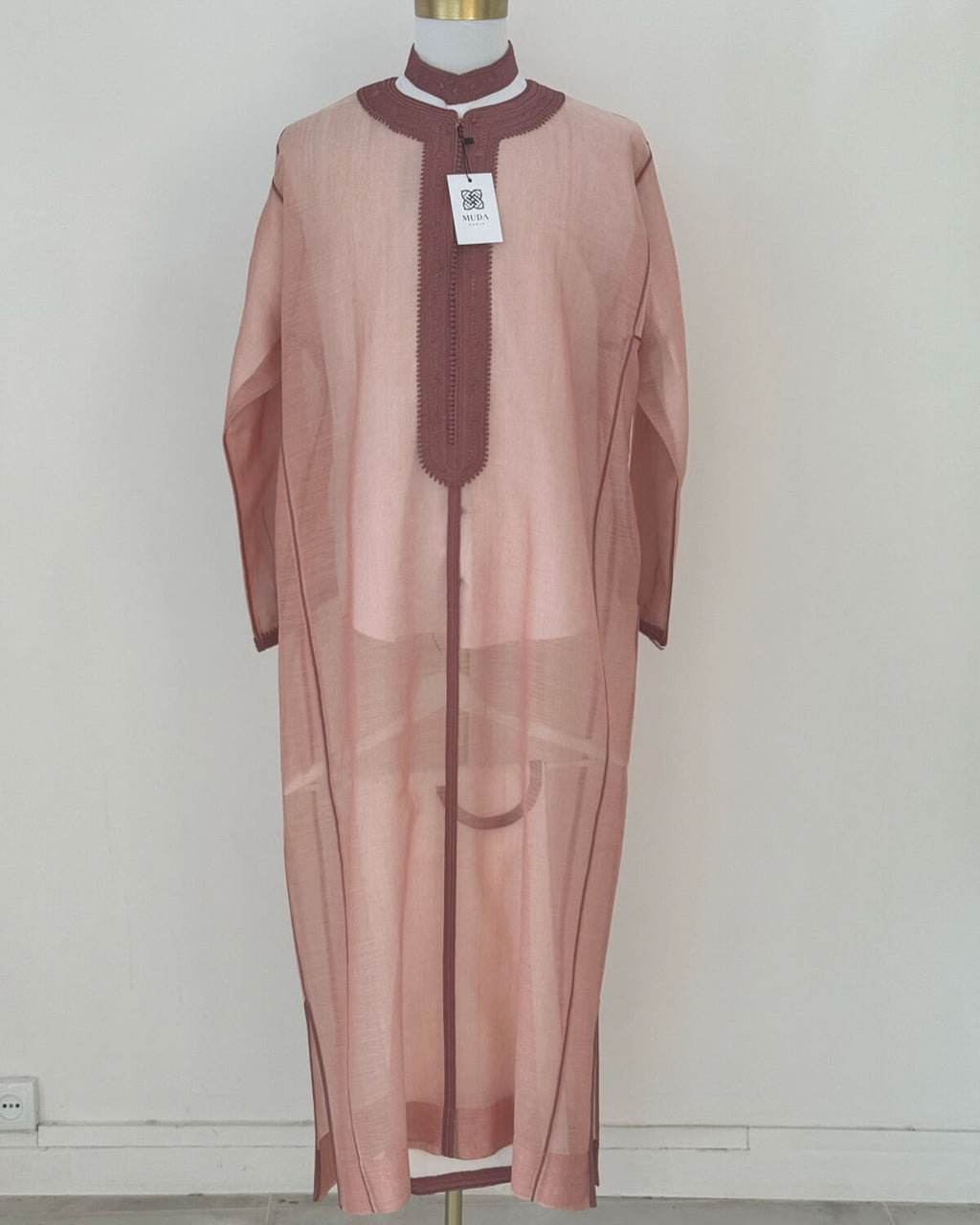Caftan trois pieces Luxe Rose