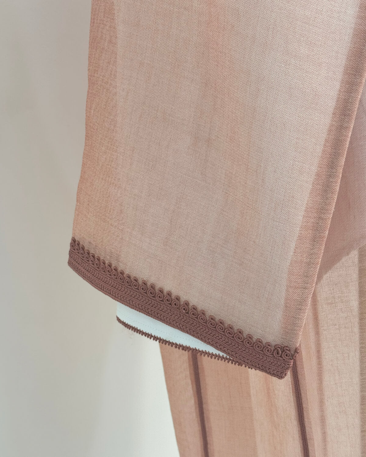 Caftan trois pieces Luxe Rose