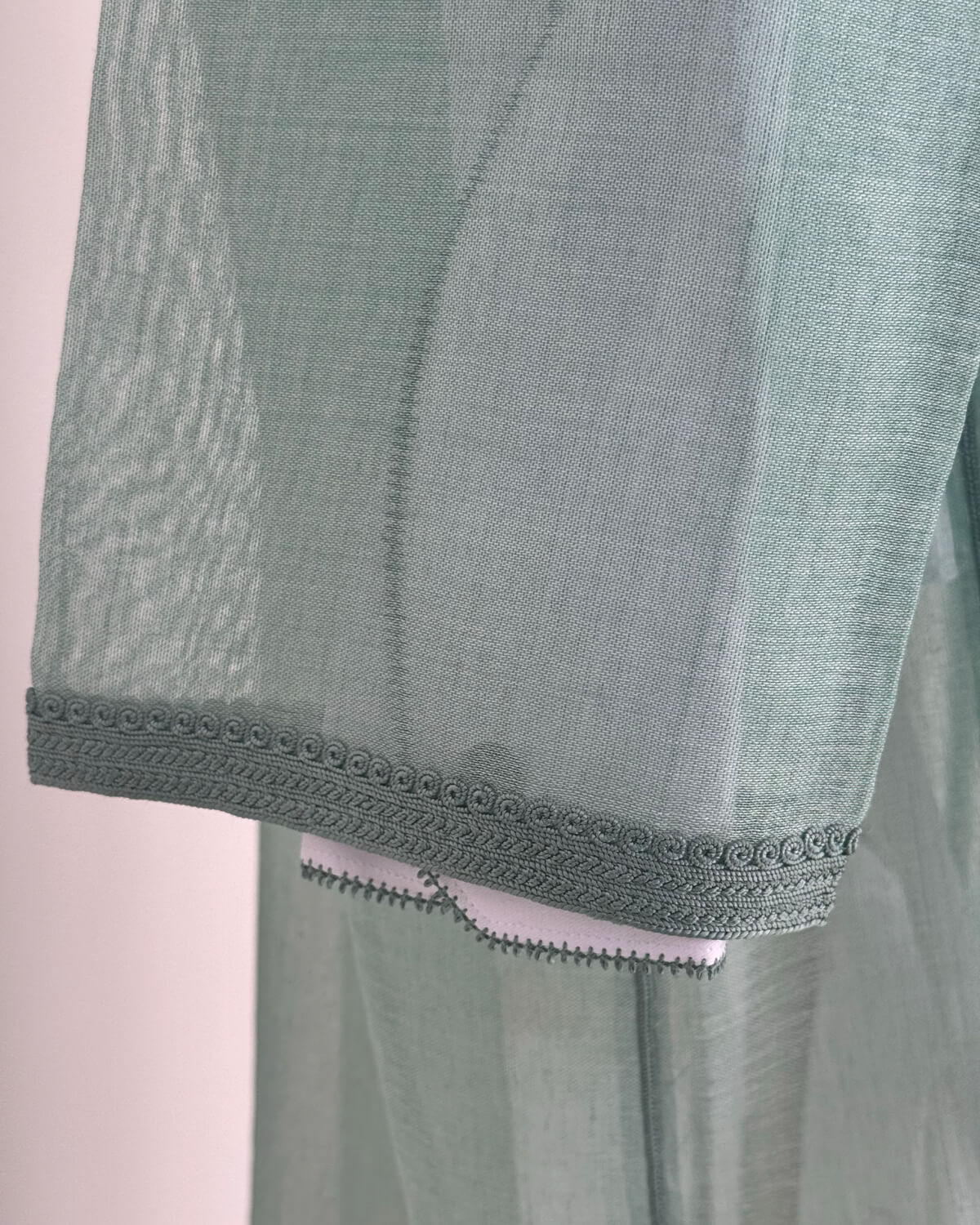 Caftan trois pieces Luxe Vert