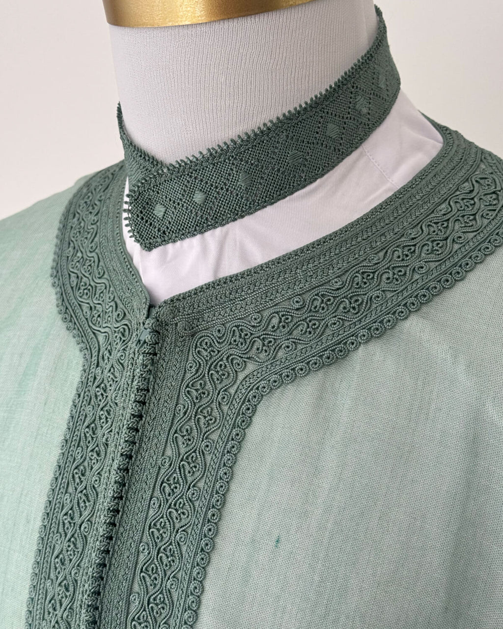 Caftan trois pieces Luxe Vert