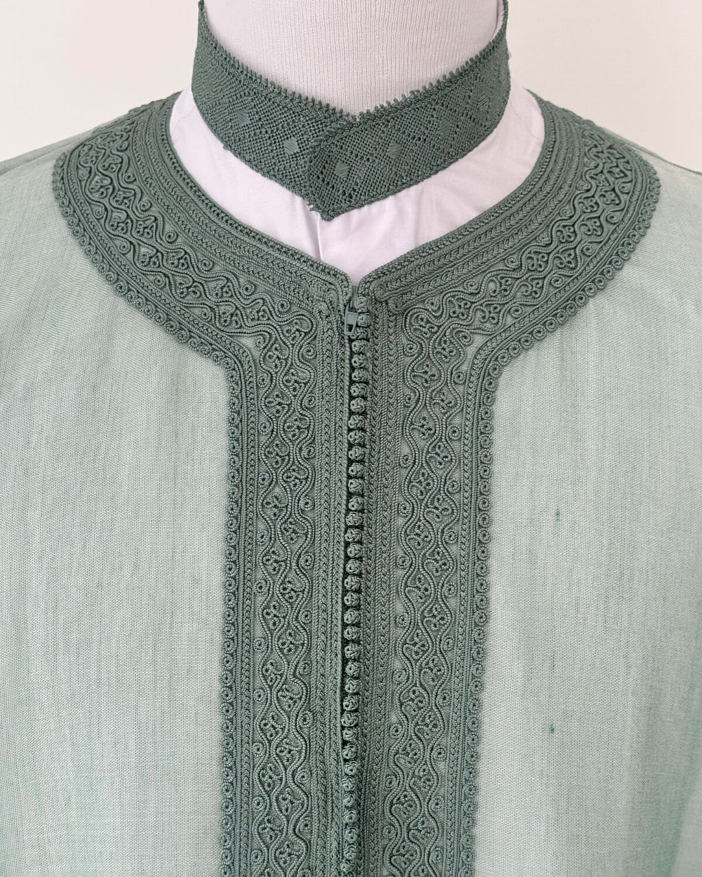 Caftan trois pieces Luxe Vert