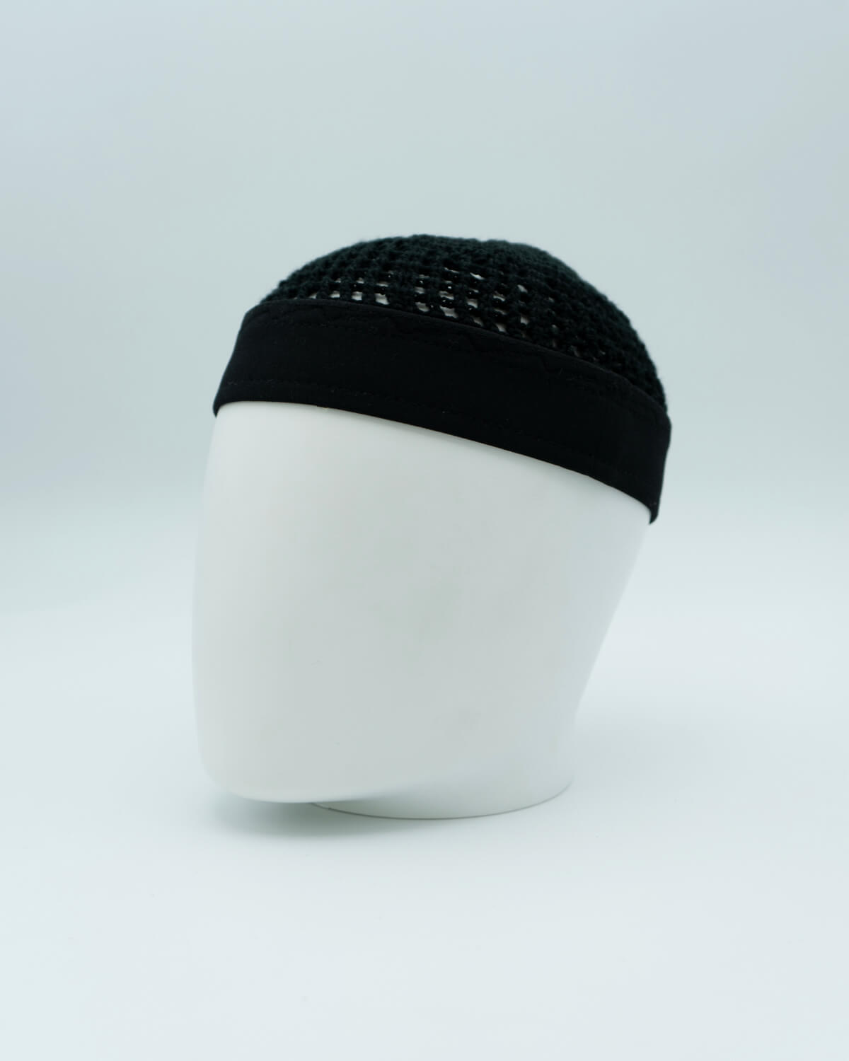 Chachiya Egypte avec bandeau tricot main Noire