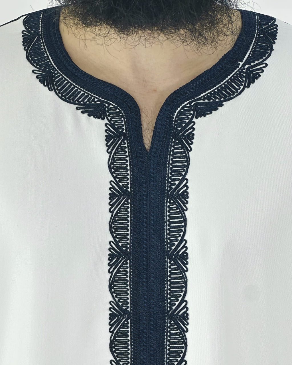 Gandoura Qayim Blanc & Bleu