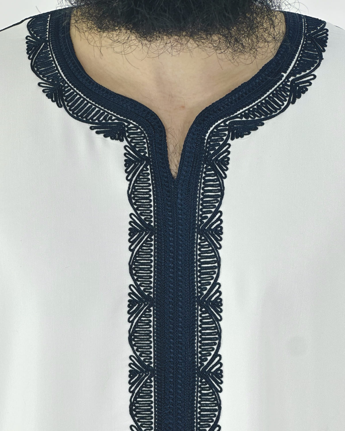 Gandoura Qayim Blanc & Bleu