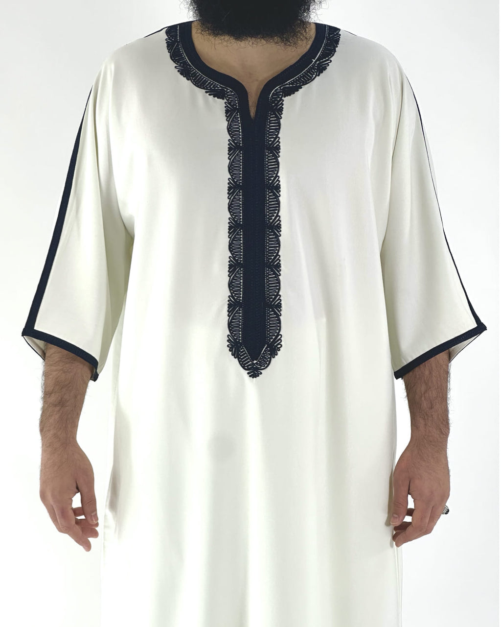 Gandoura Qayim Blanc & Bleu