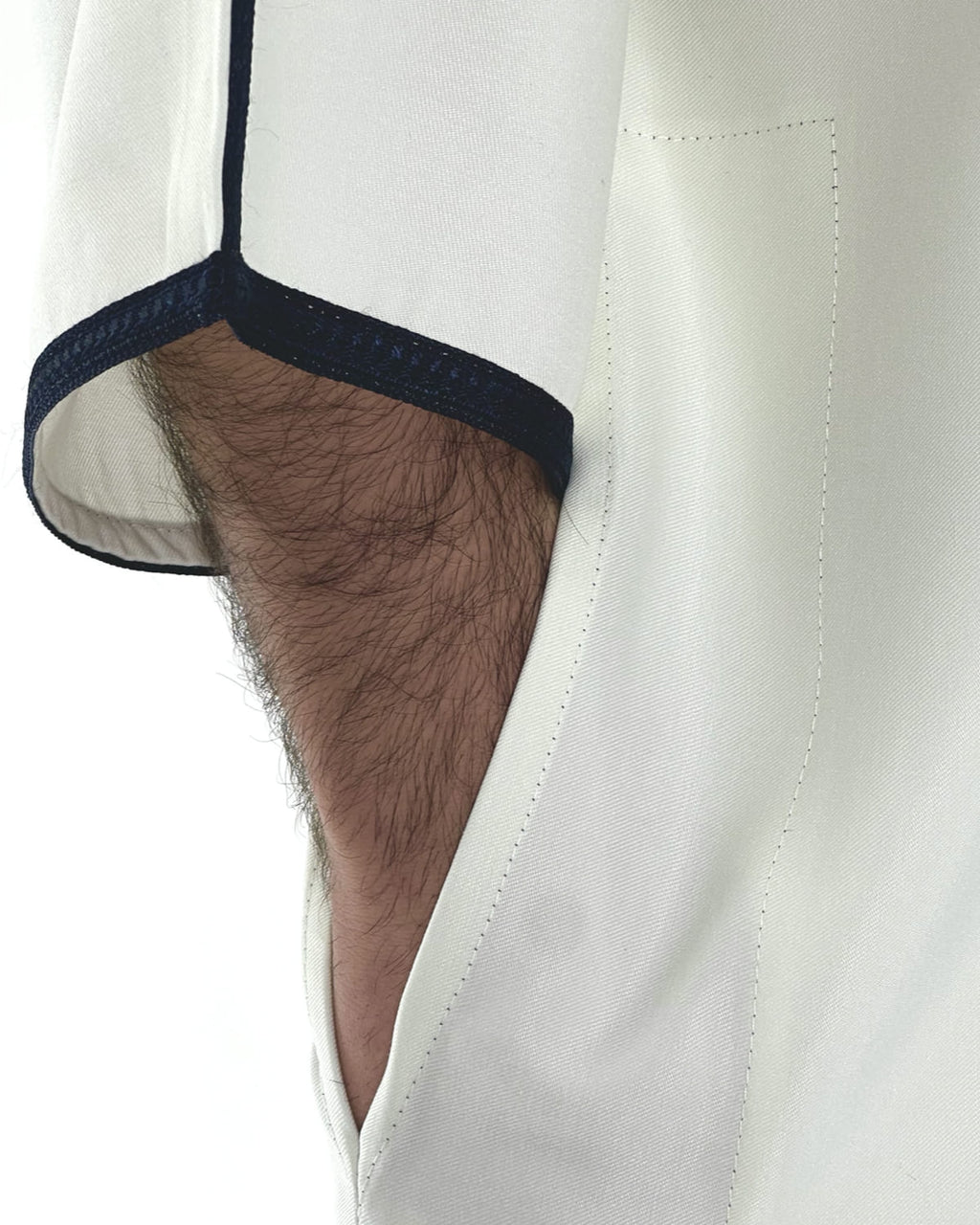 Gandoura Qayim Blanc & Bleu