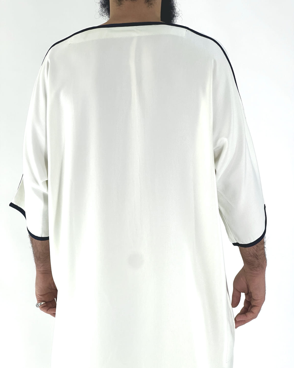 Gandoura Qayim Blanc & Bleu