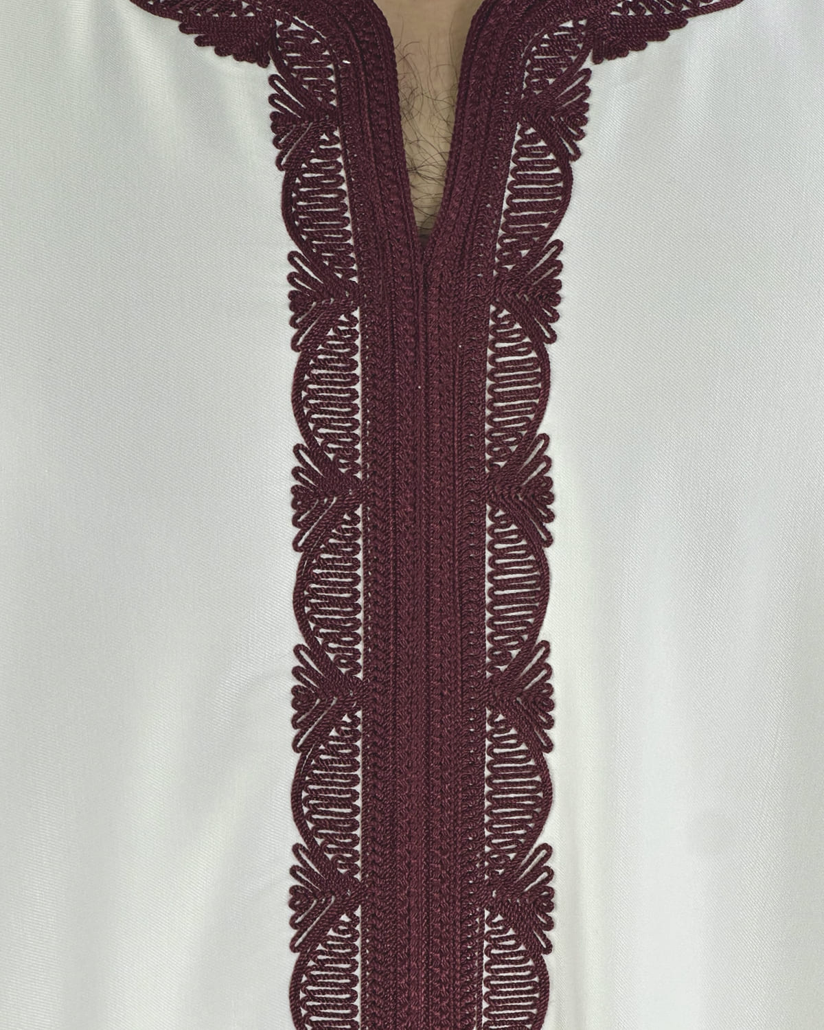 Gandoura Qayim Blanc & Rouge