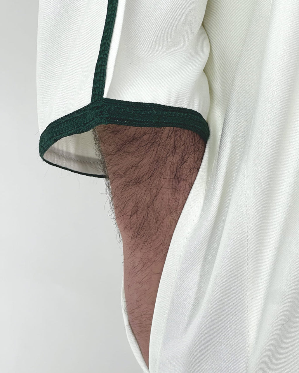 Gandoura Qayim Blanc & Vert