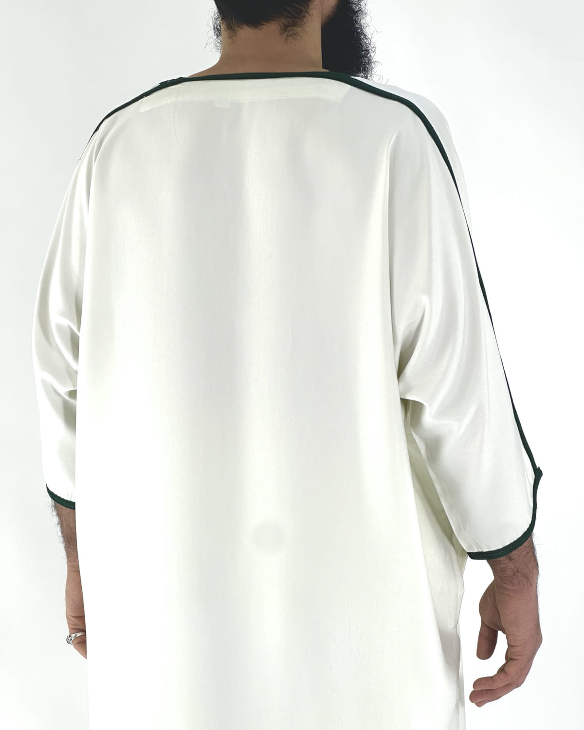 Gandoura Qayim Blanc & Vert