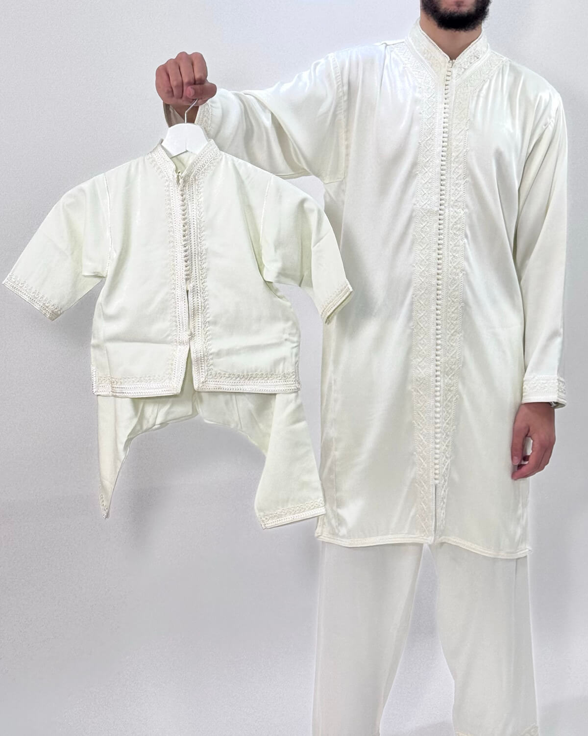 Jabador Enfant Blanc 2 Pièces Qays
