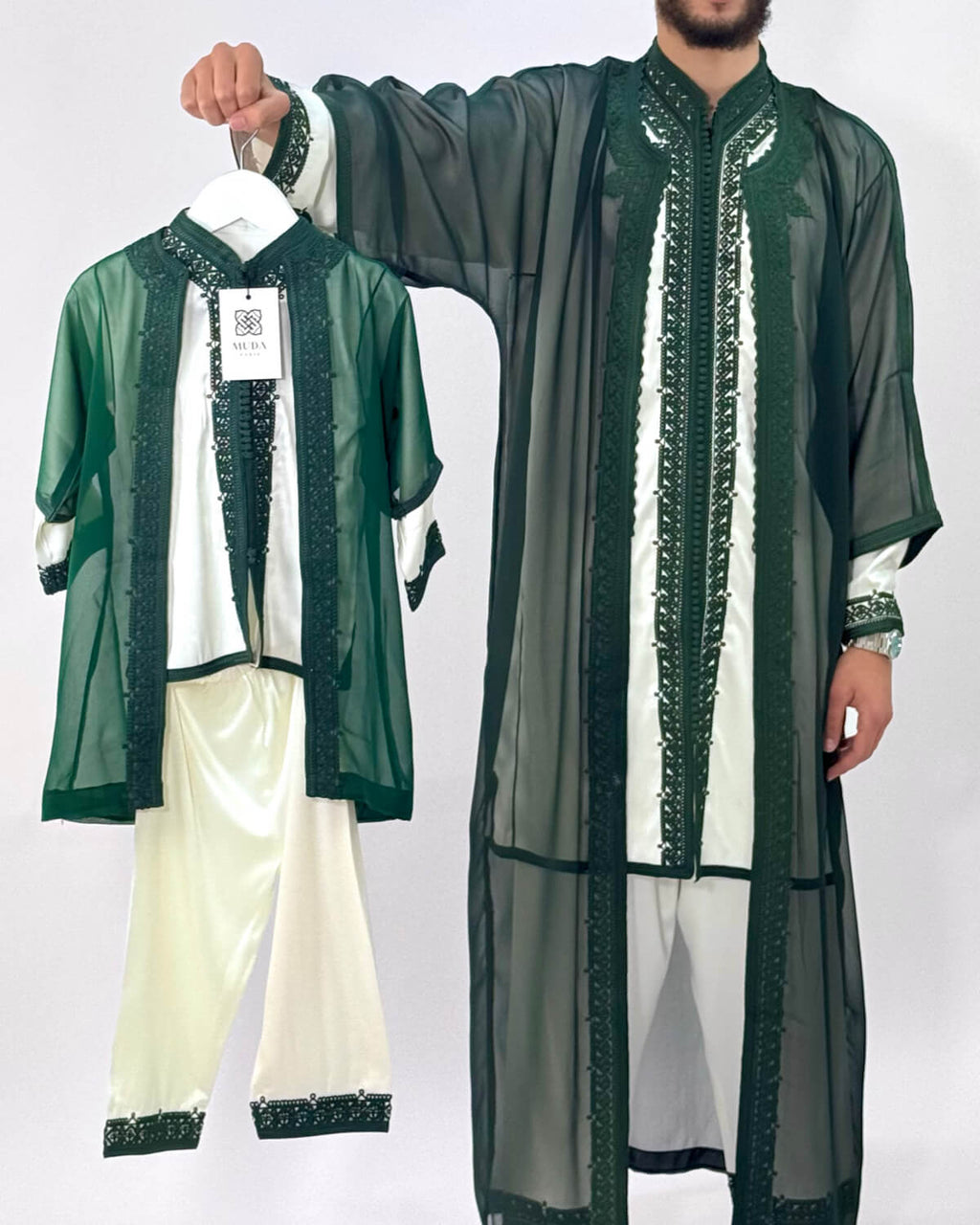 Jabador Enfant Suhayl 3 Pièces Vert