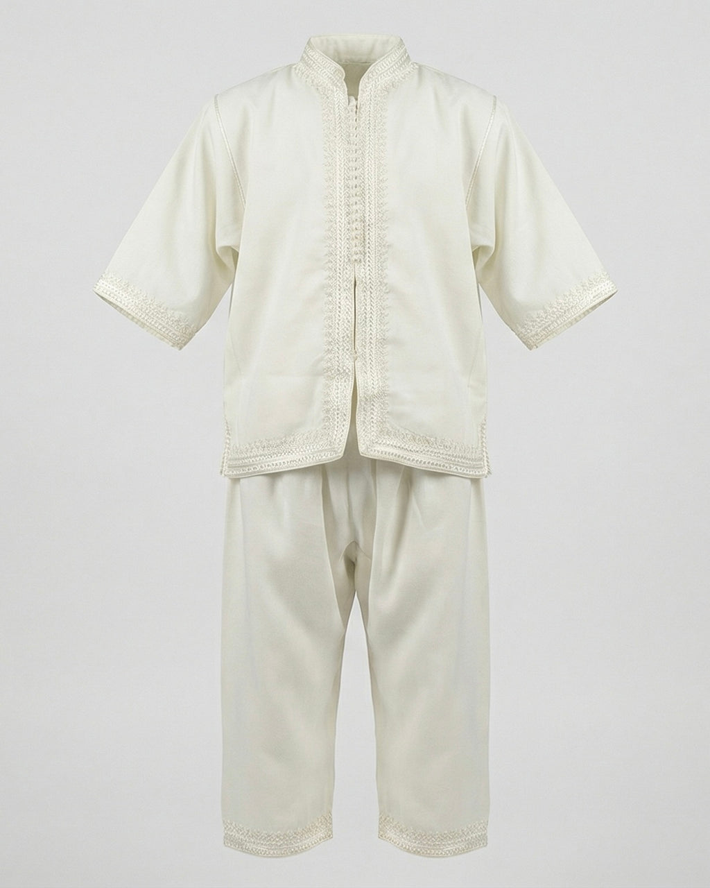 Jabador Enfant Blanc 2 Pièces Qays