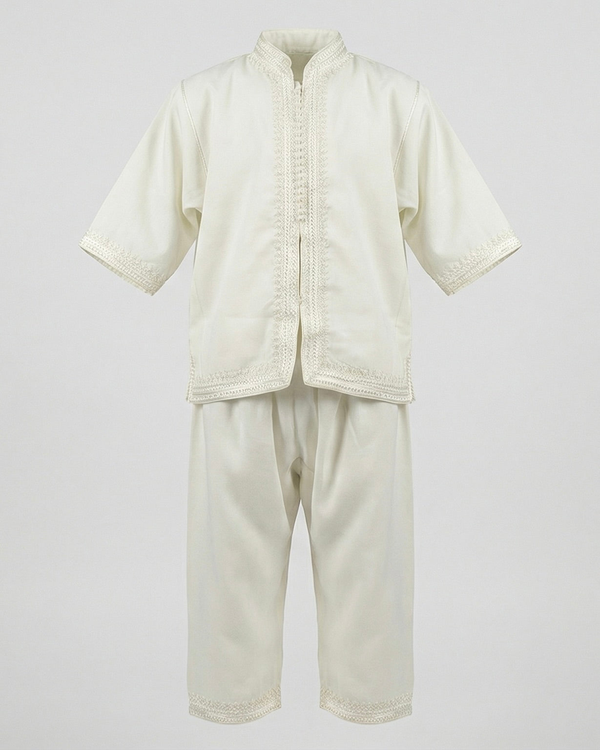 Jabador Enfant Blanc 2 Pièces Qays