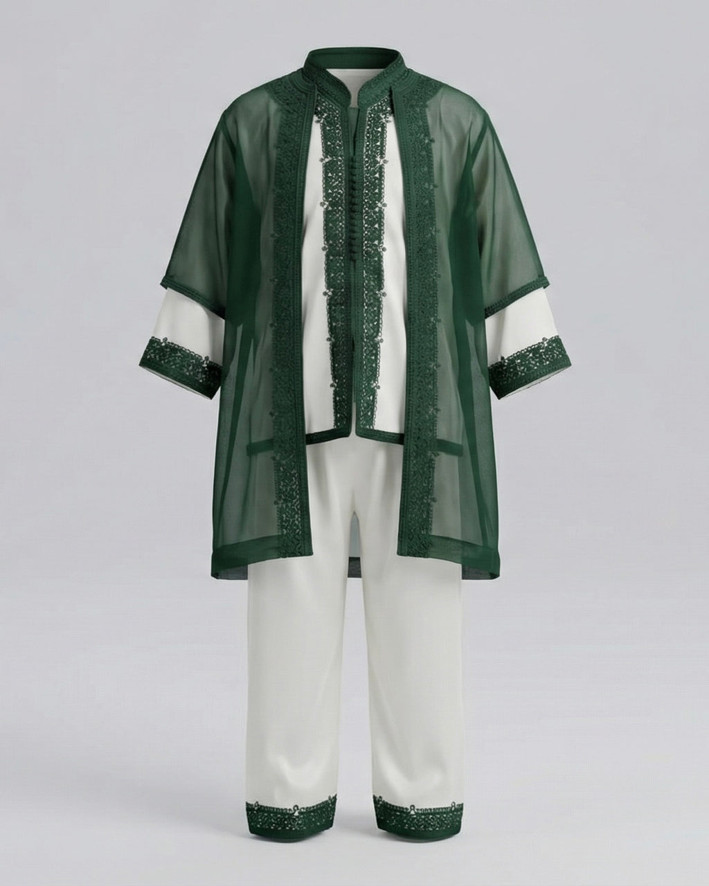 Jabador Enfant Suhayl 3 Pièces Vert